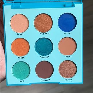 ONLY 2 PAN SWATCHED/ Colourpop Mars Shadow Palette